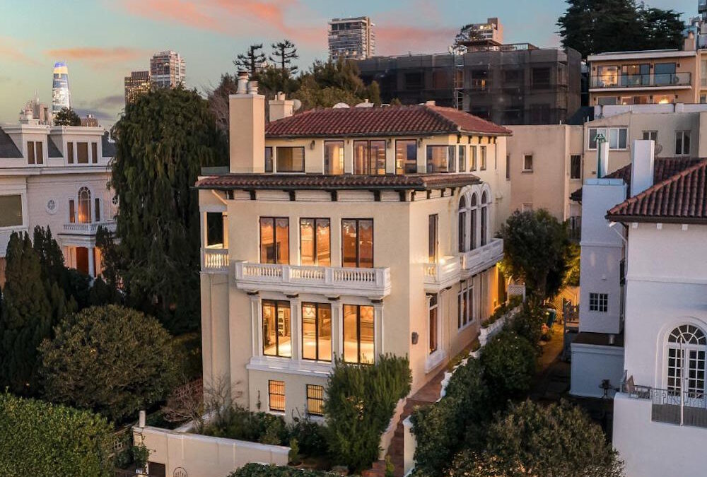 On Russian Hill’s Gold Coast, A Mansion At 1/2 Its 2020 List Price